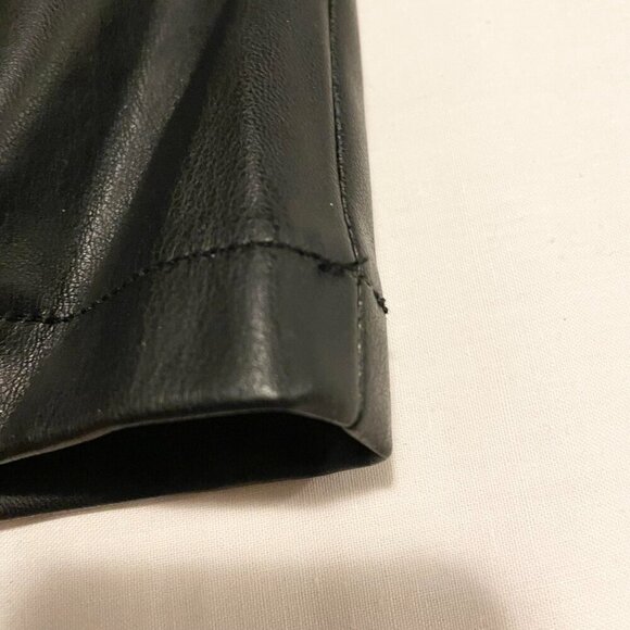 Noisy May Vegan Faux Leather Miniskirt Zip Closure Womens Size Small - Picture 5 of 16